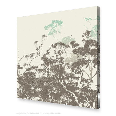 tree canvas art braidwood blue square